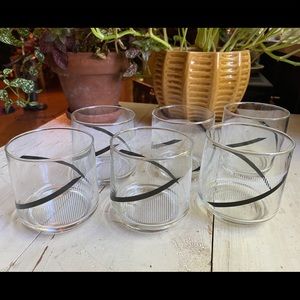 VINTAGE 6 piece set - 8oz glassware